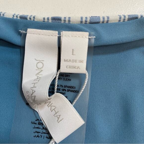 JONATHAN SIMKHAI Francesca Seersucker Bikini Bottom In Adriatic Plaid - Picture 6 of 10